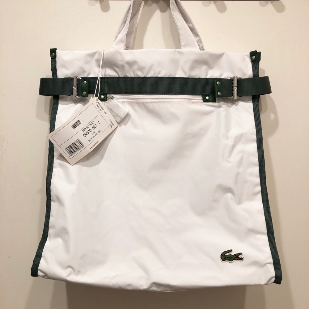 Lacoste super light weight medium wrist tote